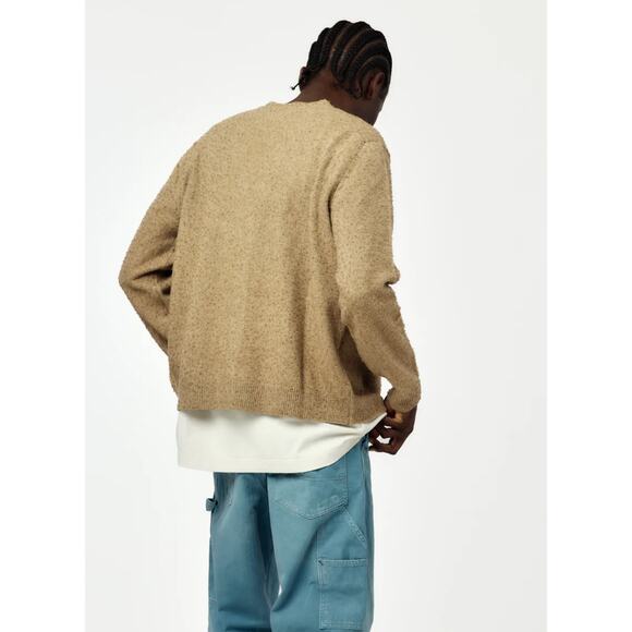 Maison Margiela Mens Wool-blend Cardigan in Walnut M - Picture 7 of 9
